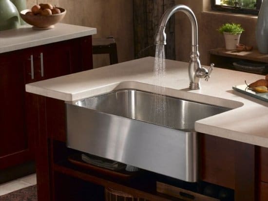 verity apron front undercounter kitchen sink