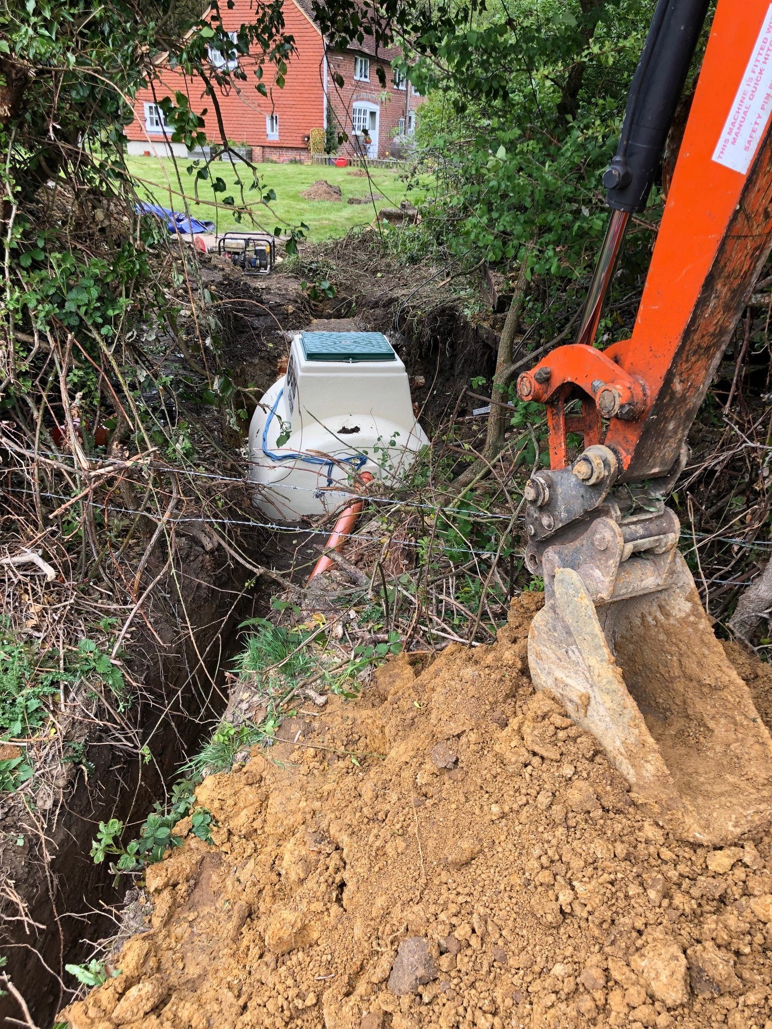 New sewerage treatment plant x 2