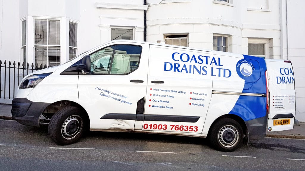 coastal drains van in brighton