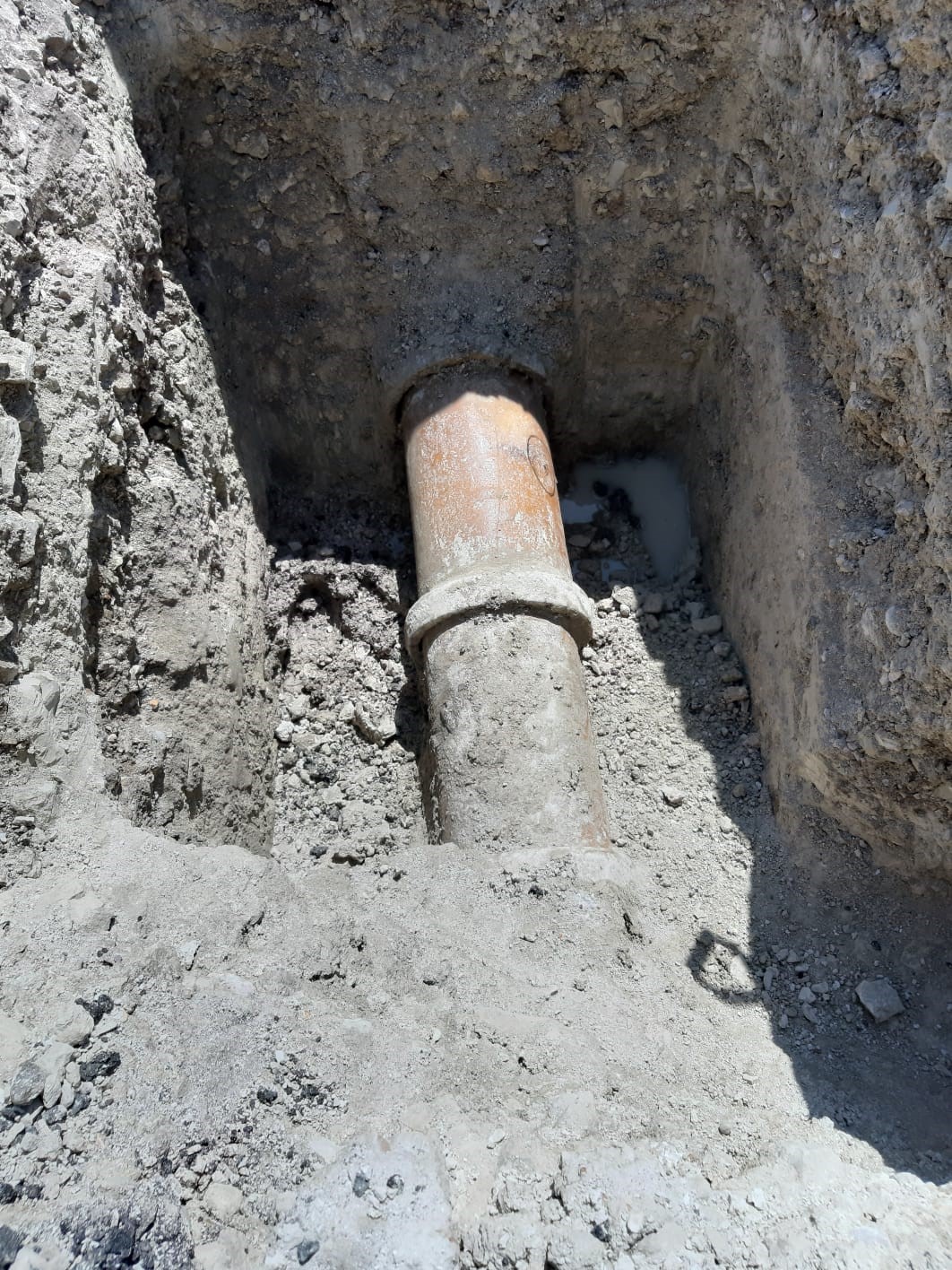 Blocked discount drainage pipe