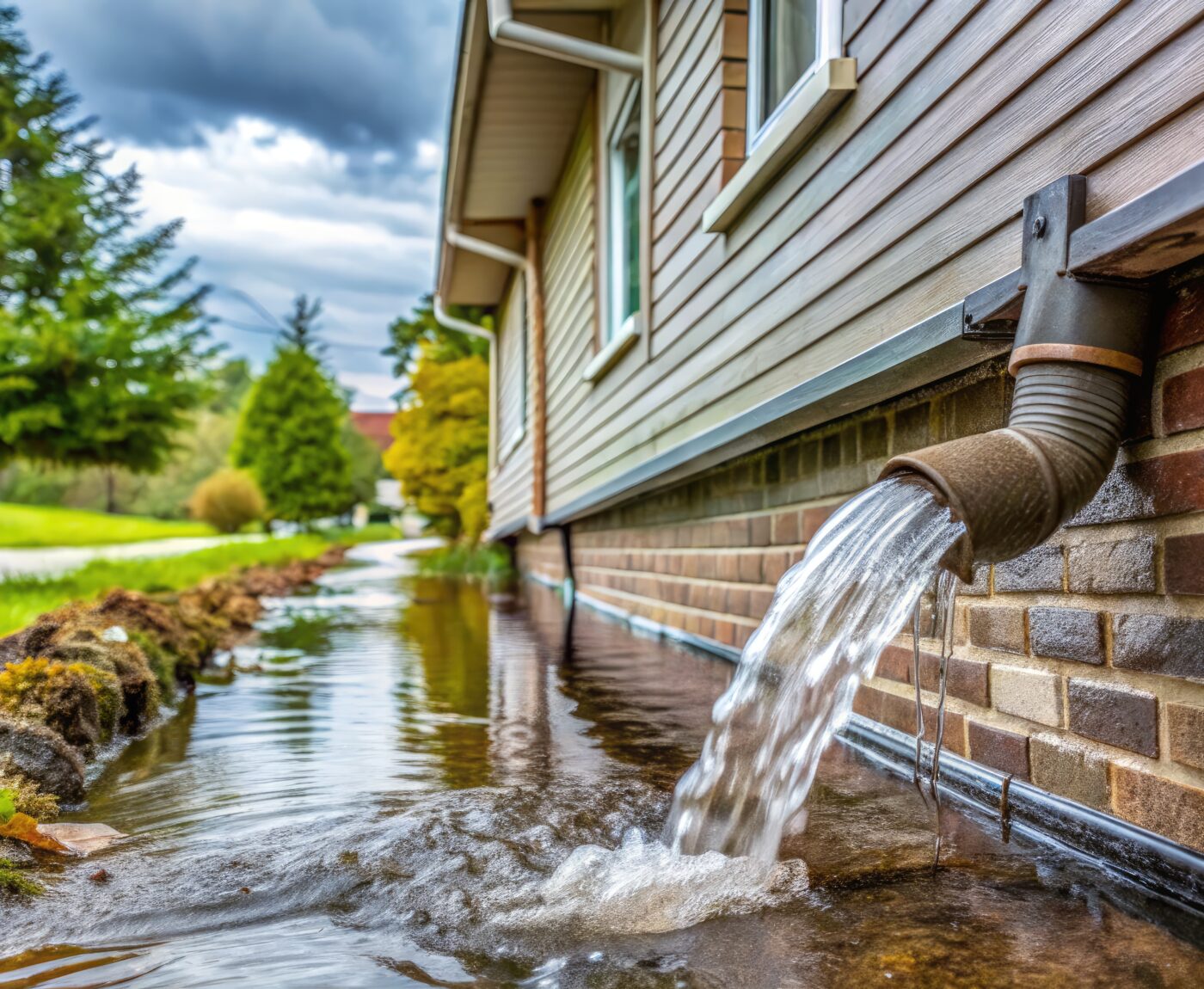 Rainwater leak
