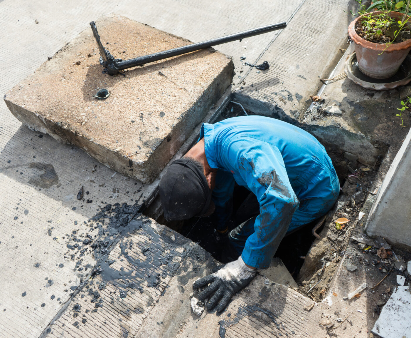 Drain unblocking