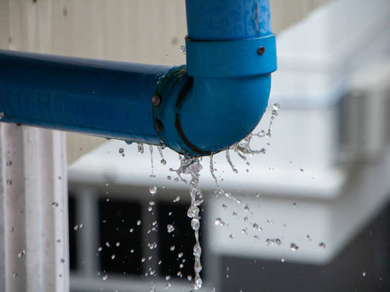 Leaking pipe